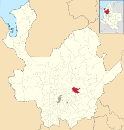 Location of the municipality and town of Santo Domingo, Antioquia in the Antioquia Department of Colombia