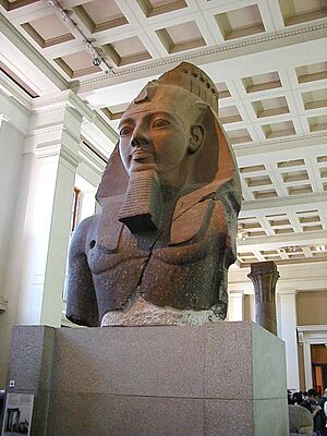 Colossal bust of Ramesses II, the 'Younger Memnon'