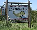 Cornucopia Wisconsin Welcome Sign