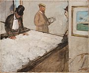 Cotton Merchants in New Orleans by Edgar Degas 1873