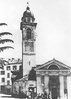Die alte Kirche "Santa Lucia" von Massagno