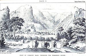 Douglas Hamilton, Alan, Foot of the Poonachy Pass - Crossing the Torakudu River