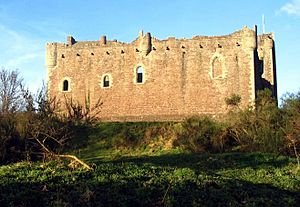 Doune Castle south wall