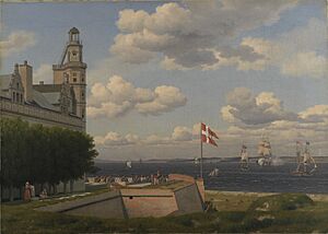 Eckersberg Udsigt fra Kronborg Vold