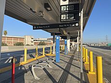 El Monte Busway Union Station platform, November 2023