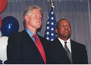 Elijah Cummings and Bill Clinton