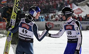 FIS Ski Jumping World Cup 2009 Zakopane - Gregor Schlierenzauer and Wolfgang Loitzl