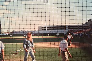 Fabio appearing during StarGaze 1993 at Pilot Field
