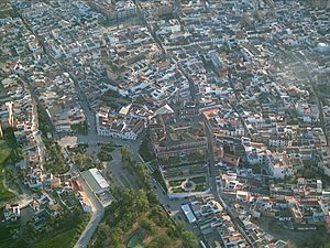 Aerial view of Fernán Núñez