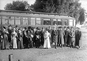 First Red Car over to North Hollywood, December 16, 1911 (GWMC13).jpg