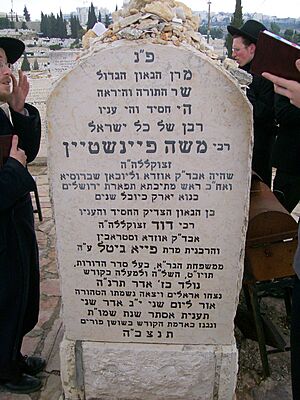Grave of Moses Feinstein