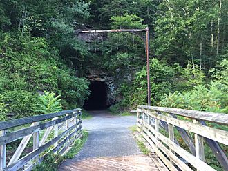 Greenbrier River Trail - Sharps Tunnel Southern Entrance