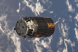 HTV-1 approaches ISS