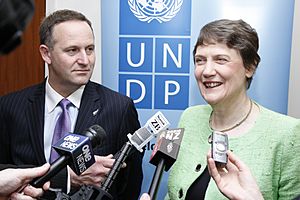 Helen Clark and John Key-3, UNDP