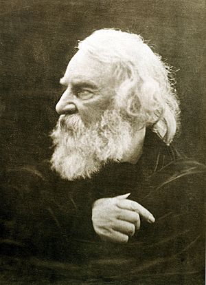 Longfellow photographed by Julia Margaret Cameron in 1868