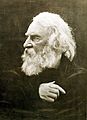 Henry Wadsworth Longfellow, photographed by Julia Margaret Cameron in 1868