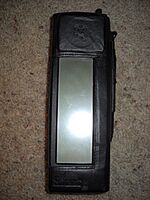 IBM Simon in leather case