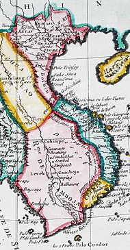 Indochina map (1770s)