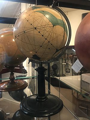 Ingeborg Brun - Mars globe after the maps of Percival Lowell - Whipple Wh.6211.jpg