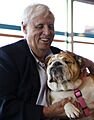 Jim Justice and Babydog in 2021