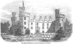 Kilkenny Castle, 1832 (IA jstor-30002896) (cropped)