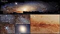 Largest Mosaic of Andromeda by Hubble jan 16 2025-extra details