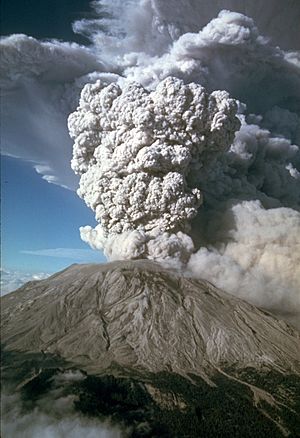 MSH80 st helens eruption plume 07-22-80