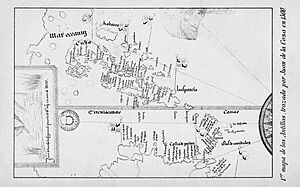 Mapa-de-las-Antillas-(1500)