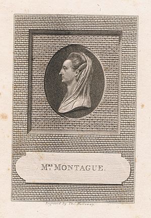 Mrs Elizabeth Montagu, engraved by Thomas Holloway, published by John Sewell, Cornhill, 1785