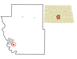 Location of Lincoln, North Dakota