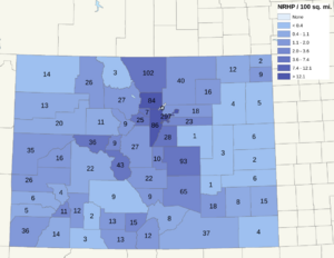 NRHP Colorado Map
