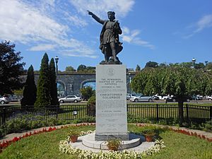 Newburgh NY Columbus Statue