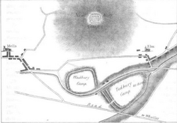 Newbury, Wadbury and Tedbury camps 1836.png