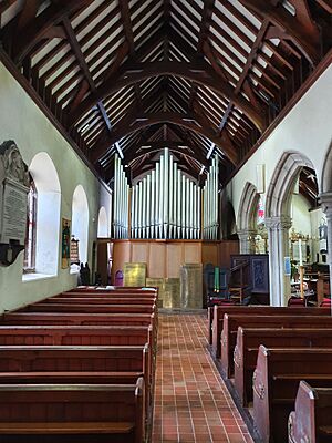 North aisle of the Church of St Martin and St Meriadocus, Camborne, June 2021