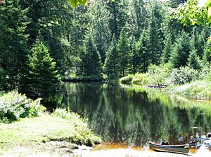 Oswegatchie River access at Inlet