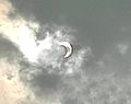 Partial solar eclipse of 21 June 2020 at Liufancun, Dongping County, Shandong 02