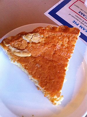 Peanut butter pie, Seabrook Classic Cafe