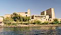 Philae, seen from the water, Aswan, Egypt, Oct 2004
