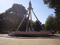 Plaza de armas de Cañete (Chile)