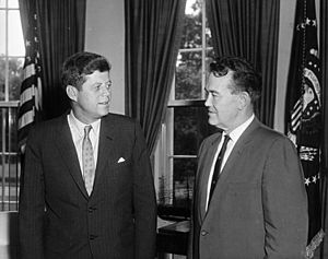President John F. Kennedy Meets with Senator Quentin N. Burdick of North Dakota (02)