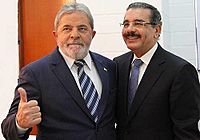 Presidente Lula recibe a Danilo Medina