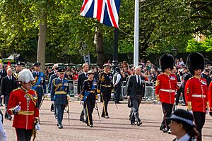 Procession to Lying-in-State of Elizabeth II at Westminster Hall - 55