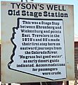 Quartzsite-Tyson's Well Old Stage Station-Marker-2