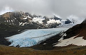 Raven Glacier from Crow Pass