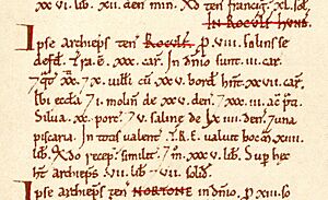 Reculver in Domesday Book