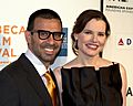 Reza Jarrahy and Geena Davis at the 2009 Tribeca Film Festival