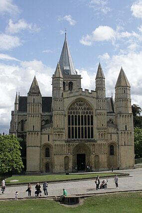 Rochester Cathedral, main west front