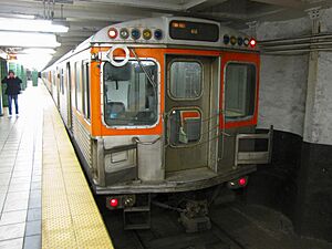 SEPTA Broad Street Subway car at Race-Vine