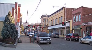Wells Street in downtown Sistersville in 2006