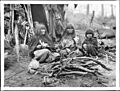 Two Havasupai Indian women basket makers, ca.1900 (CHS-4695)